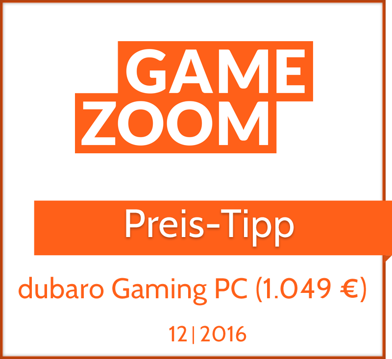dubaro Gaming PC (1.049€) Preis-Tipp